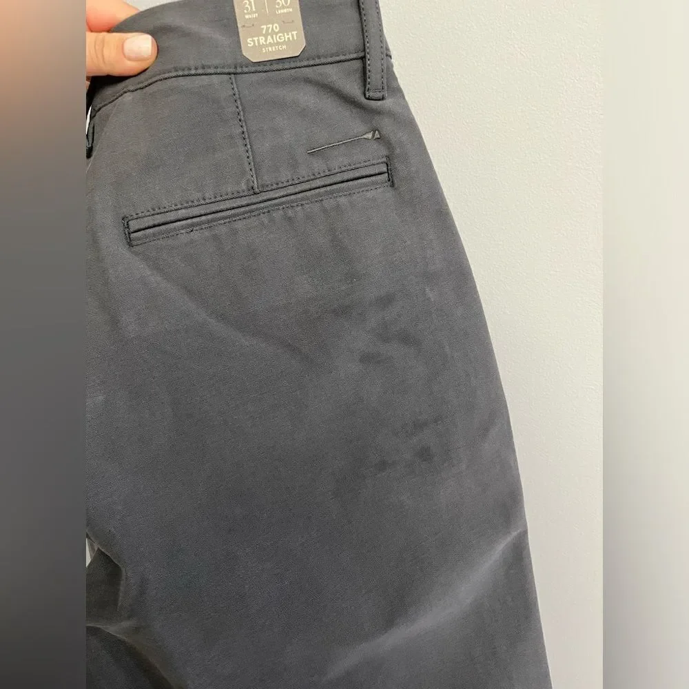 J.Crew 777 Straight-fit midweight tech pant NWT Size 31x30